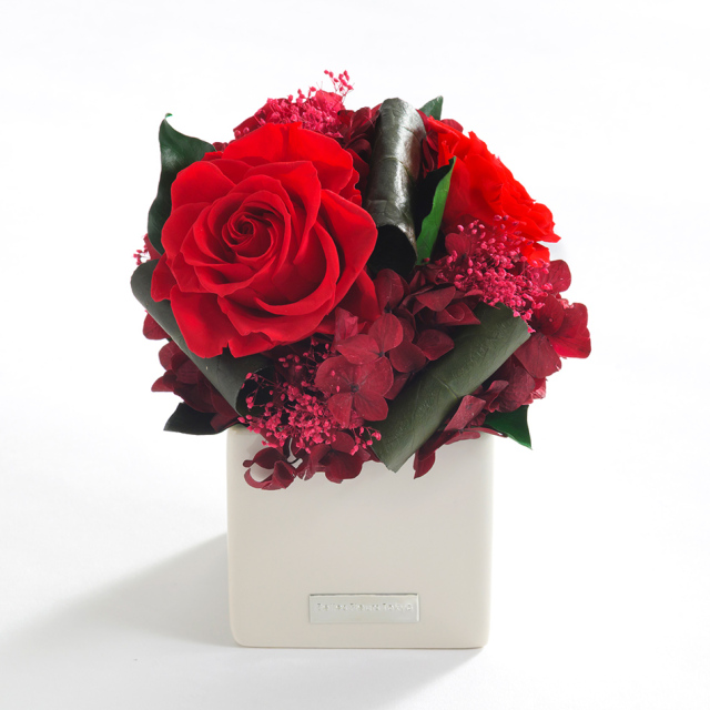 即日発送】プリザーブドフラワー #キューブS