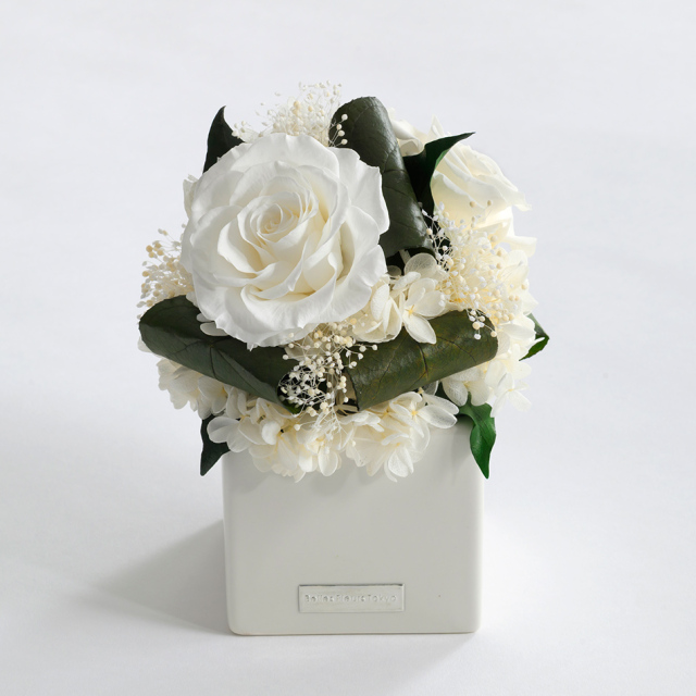 即日発送】プリザーブドフラワー #キューブS