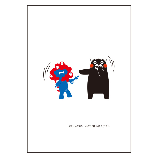 EXPO2025 ミャクミャク 「くまモン」 フォトフレーム
