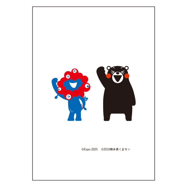 EXPO2025 ミャクミャク 「くまモン」 フォトフレーム