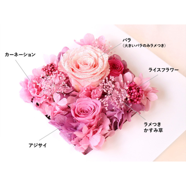 プリザーブドフラワー #フレームRM