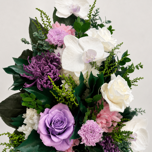 プリザーブドフラワー #ロマネ 送料無料【立て札OK】仏花 お供え花