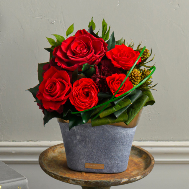 プリザーブドフラワー #ローザ 【立て札OK】