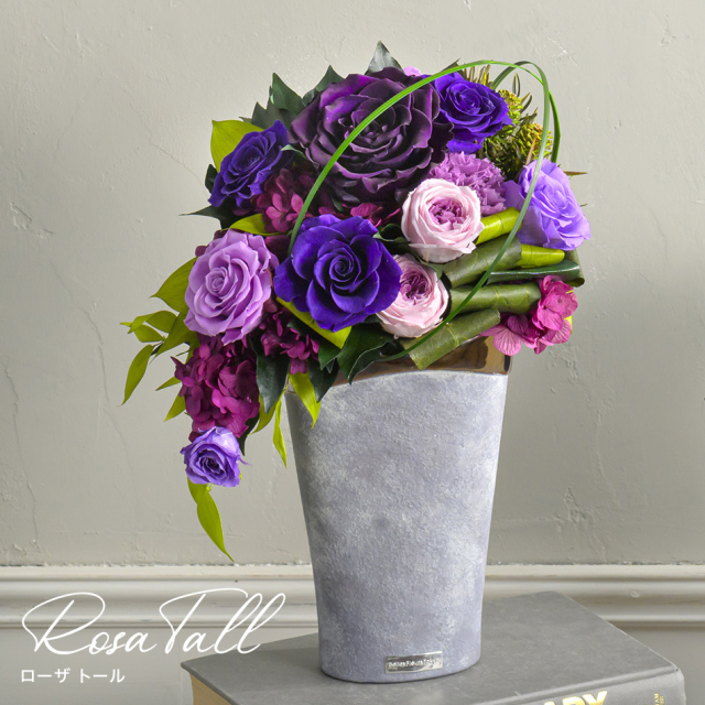 プリザーブドフラワー #ローザ〈トール〉【立て札OK】 送料無料