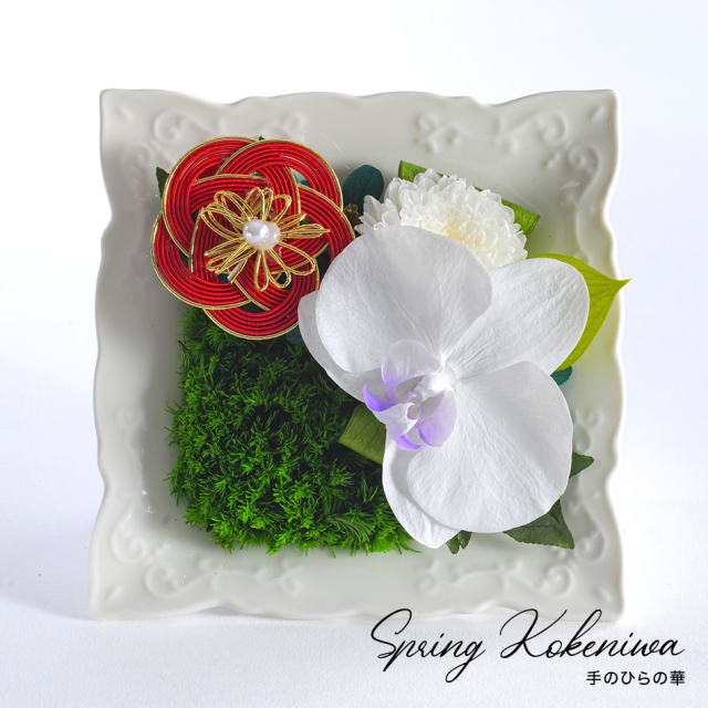 「迎春 －手のひらの華」
