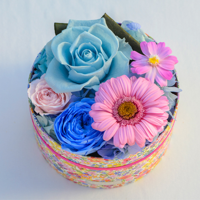 セリーンブルーム プリザーブドフラワー ギフト｜ベル・フルール公式