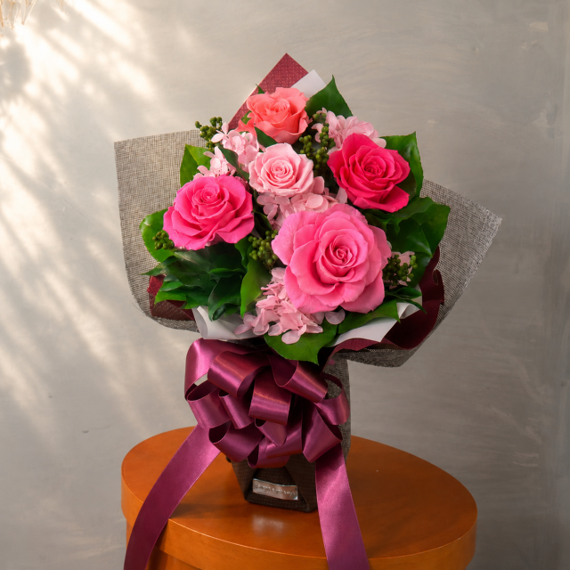 ベルフルール　プリザーブドフラワー　スタンド造花M プリザーブドフラワー #スタンド花束S