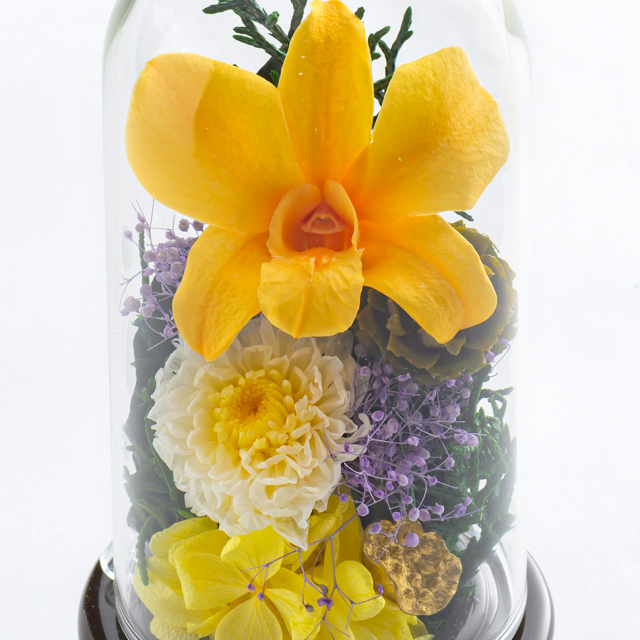 即日発送】プリザーブドフラワー 仏花 お供え花 鼓（つづみ