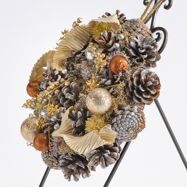 クリスマス ラベンダーグレースリース