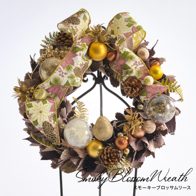 クリスマスリース✨ベル付き✨フラワーリース大✨造花 2025クリスマスリース・クリスマスツリー特集 | ベル・フルール