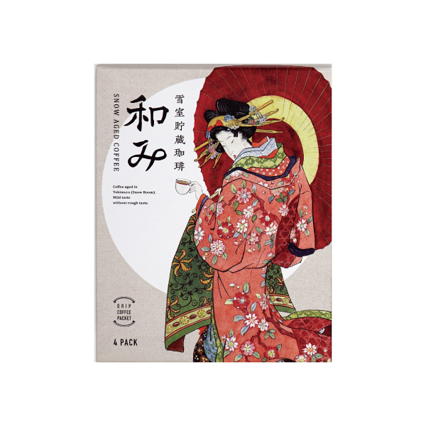 雪室貯蔵珈琲 ドリップバッグ 「 和み 」BOX Type [ 4Pack(10g×4) ]