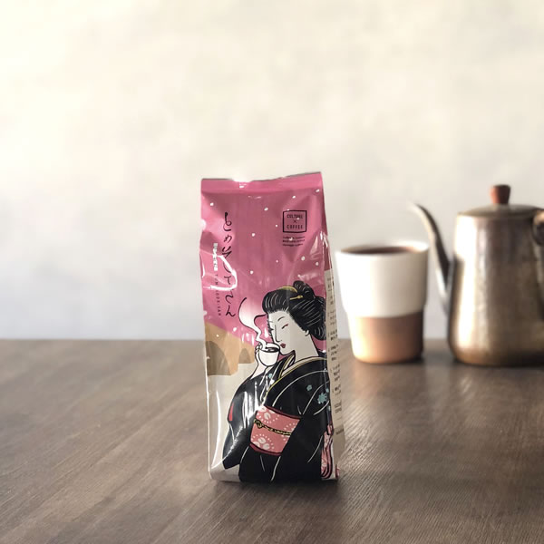 SUZUKI COFFEE　鈴木コーヒー　新発売!! 新潟古町芸妓「とめそでさん」180g5