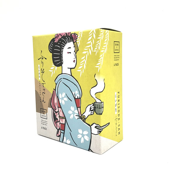 新発売!! 新潟古町芸妓 ドリップバッグ 「ふりそでさん」BOX Type