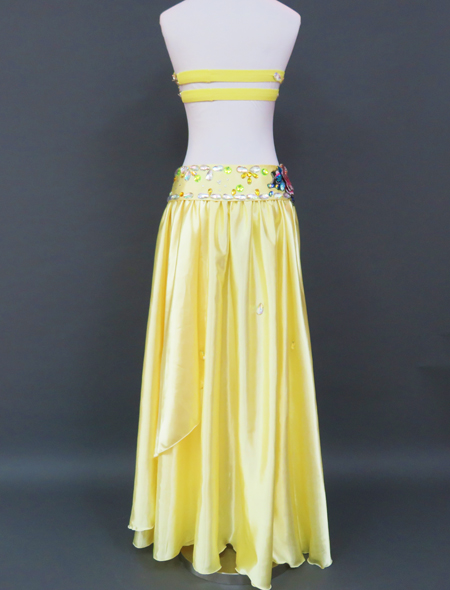 ベリーダンス衣装】レモンのように爽やか☆心を弾ませる軽やか