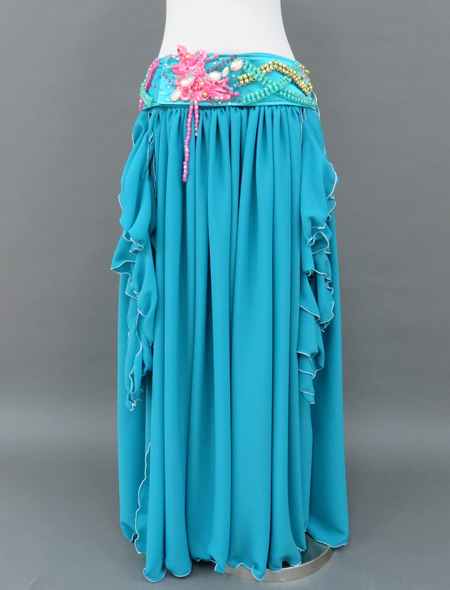 エメラルドグリーン衣装