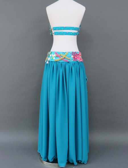 エメラルドグリーン衣装