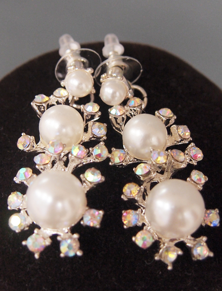 パールのゴージャスなアクセサリーセット1　ミラーナベリーダンス衣装