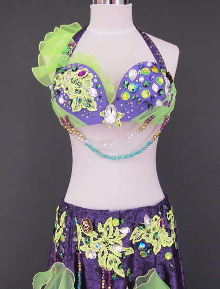 ☺︎セール☺︎ベリーダンス❤︎新品パープル☆ かわいいコスチューム+おまけつき 楽天市場】ベリーダンス衣装 3カラー QCZW YC015 202404 ベリーダンス