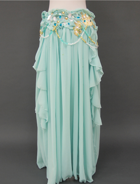 ミントグリーン2_3　ミラーナベリーダンス衣装