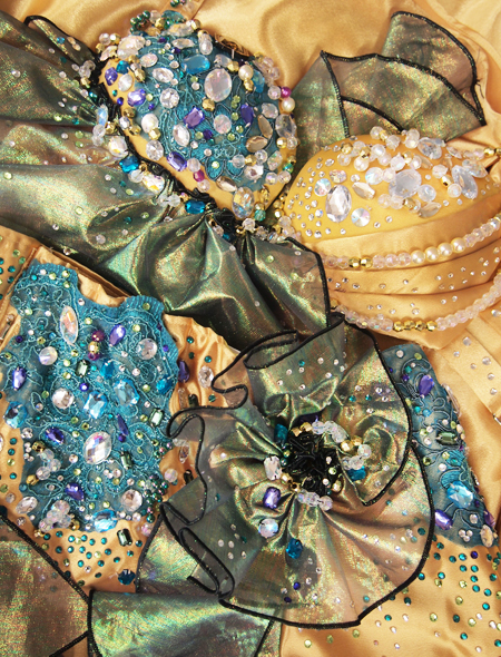 ゴールドベリーダンス衣装1　ミラーナ