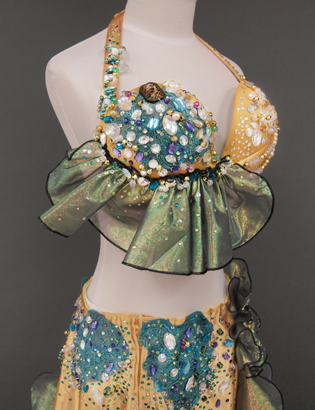 ゴールドベリーダンス衣装6　ミラーナ