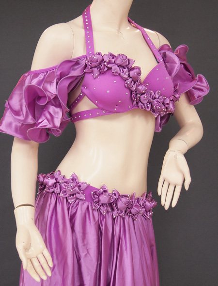 パープル薔薇3 ミラーナベリーダンス衣装