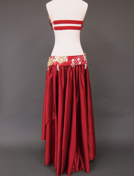 深紅ベリーダンス衣装6 MiLLANA