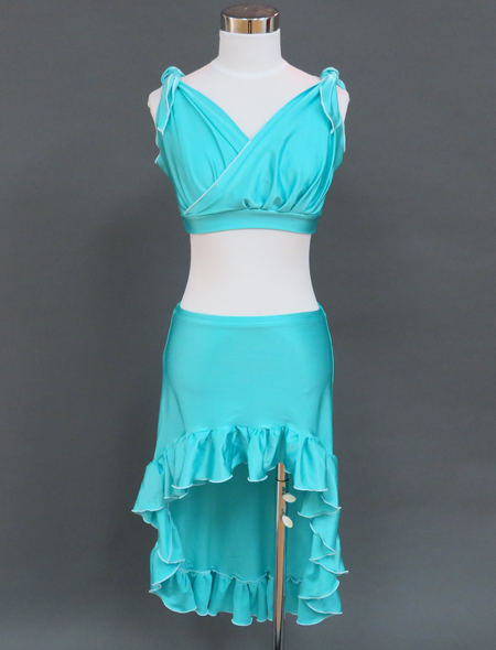 水色 ベリーダンス セットアップ 水色 ベリーダンス セットアップ 水色 ベリーダンス セットアップ