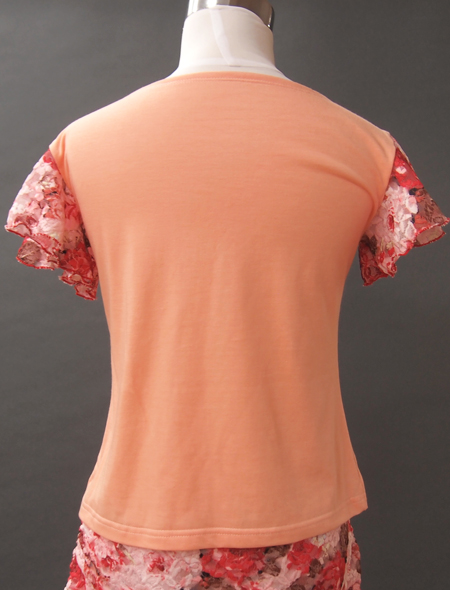 サーモンピンクトップスより2　ミラーナベリーダンス衣装