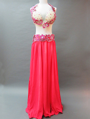 ピンク系 ベリーダンス衣装 MiLLANAミラーナ ベリーダンス衣装