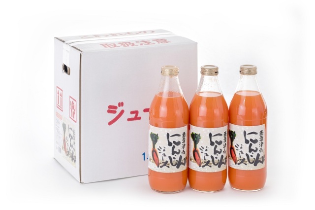 豪雪津南　にんじんジュース　1リットル×６本セット
