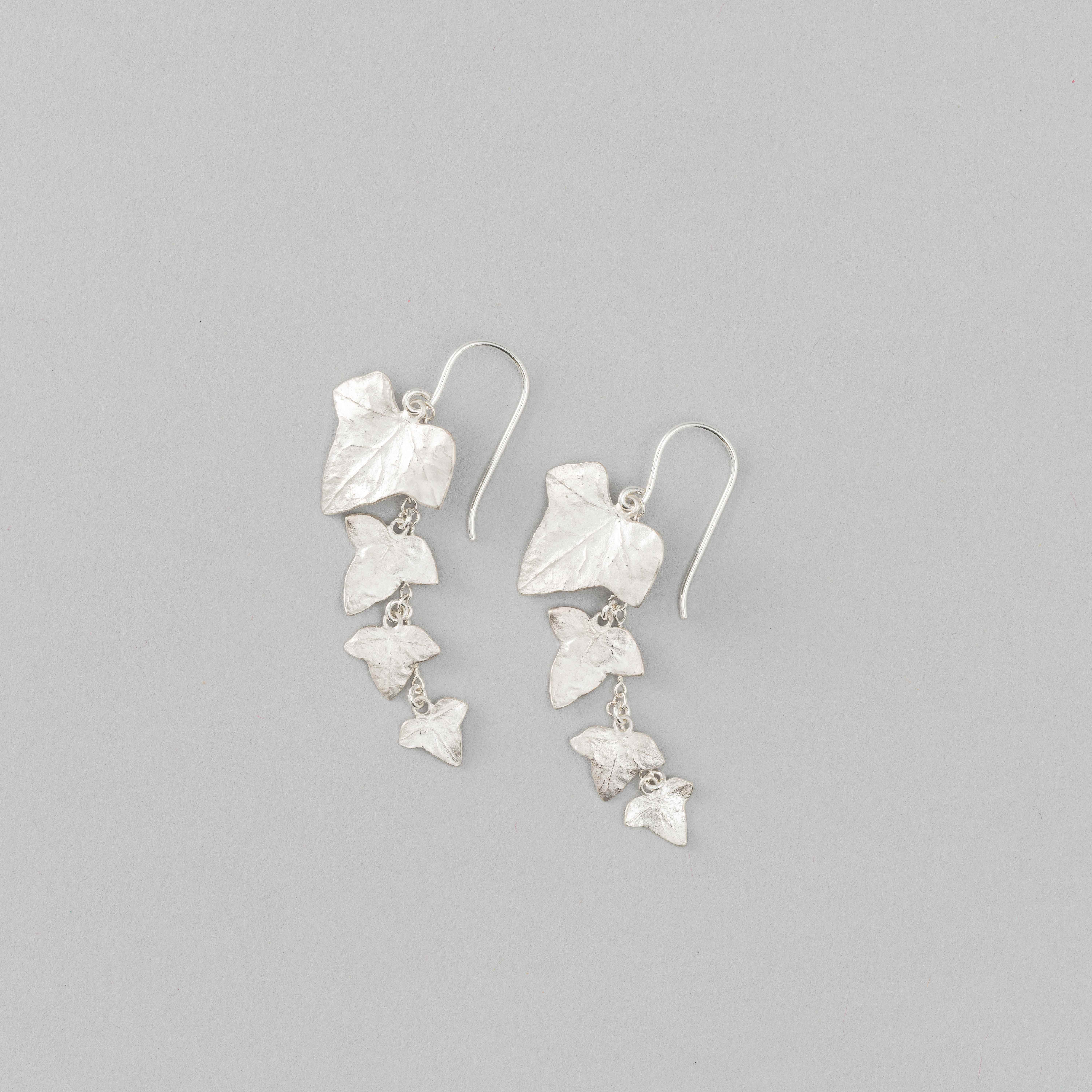 直島アイビー　ペアピアスロング_Naoshima ivy Pierced Earrings LONG