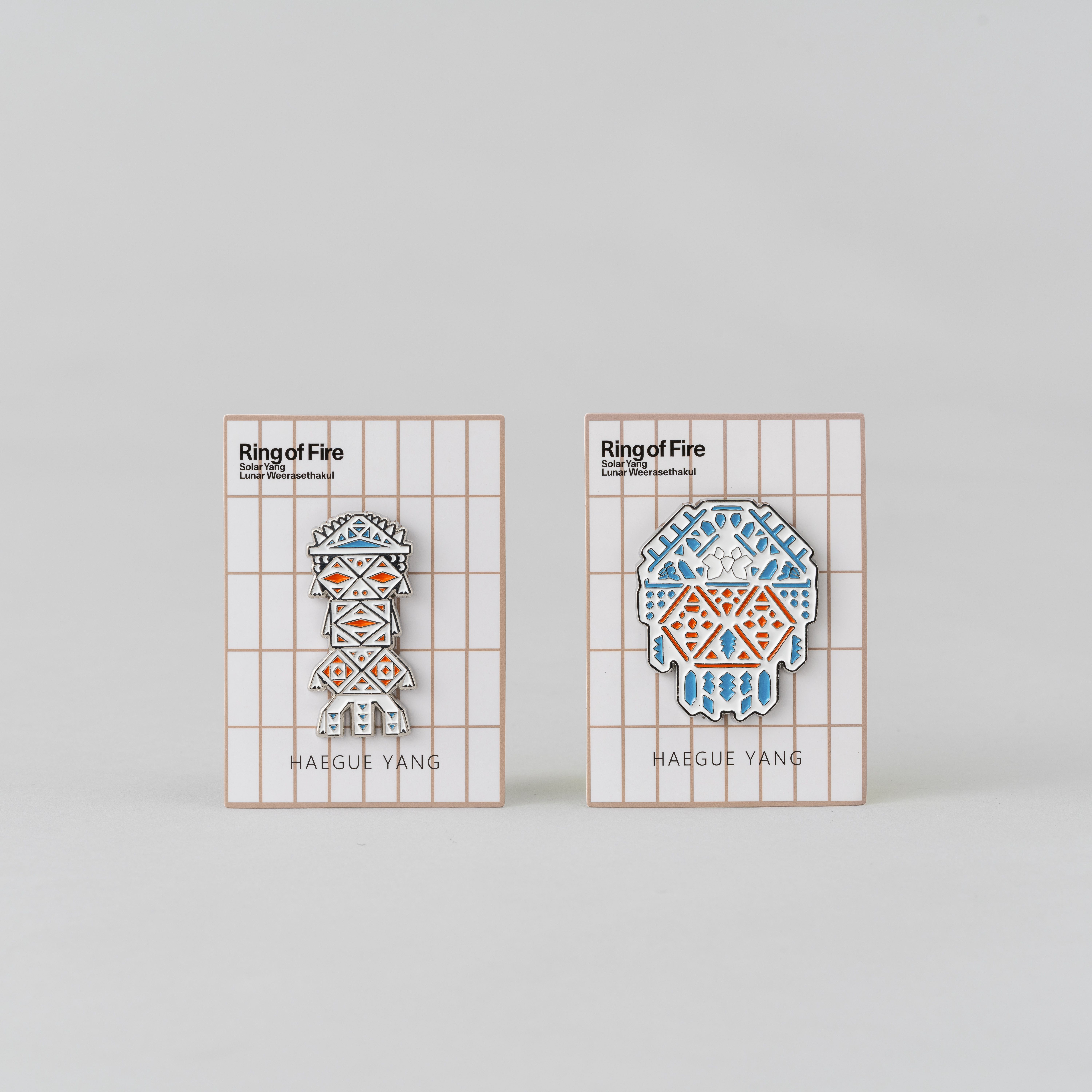 ヤン・ヘギュ  Ring of Fire ピンバッジ_Haegue Yang   Ring of Fire Pins