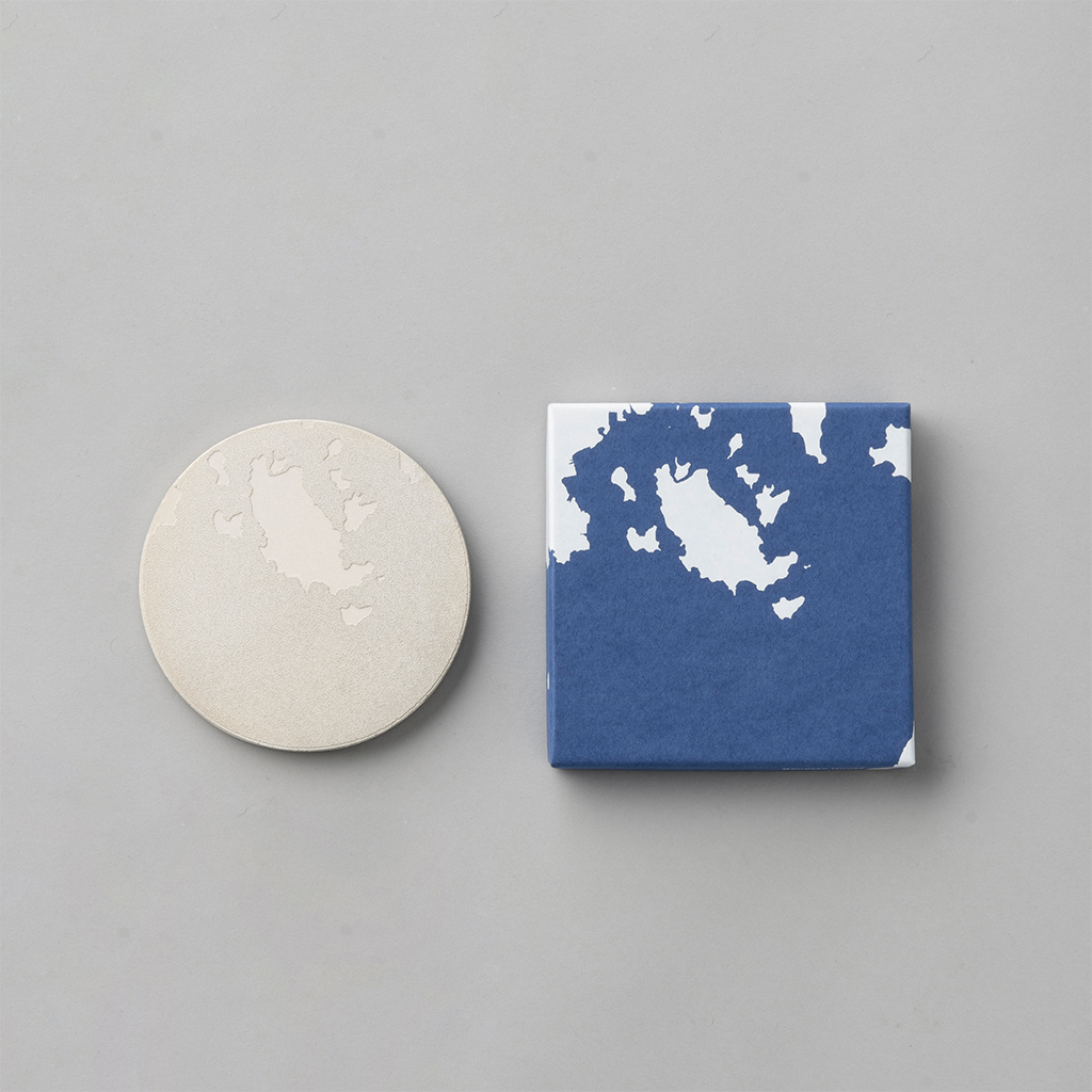 直島マップコースター_Naoshima Map Coaster ベネッセハウス