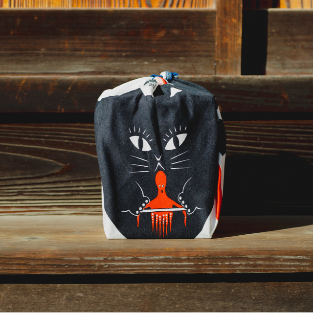 wfx3さま専用 古布　招き猫 セットアップ（大判風呂敷リメイク） wfx3さま専用 古布 招き猫 セットアップ（大判風呂敷リメイク）