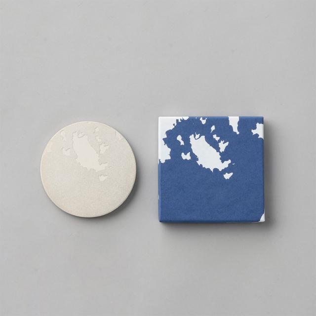 直島マップコースター_Naoshima Map Coaster ベネッセハウス