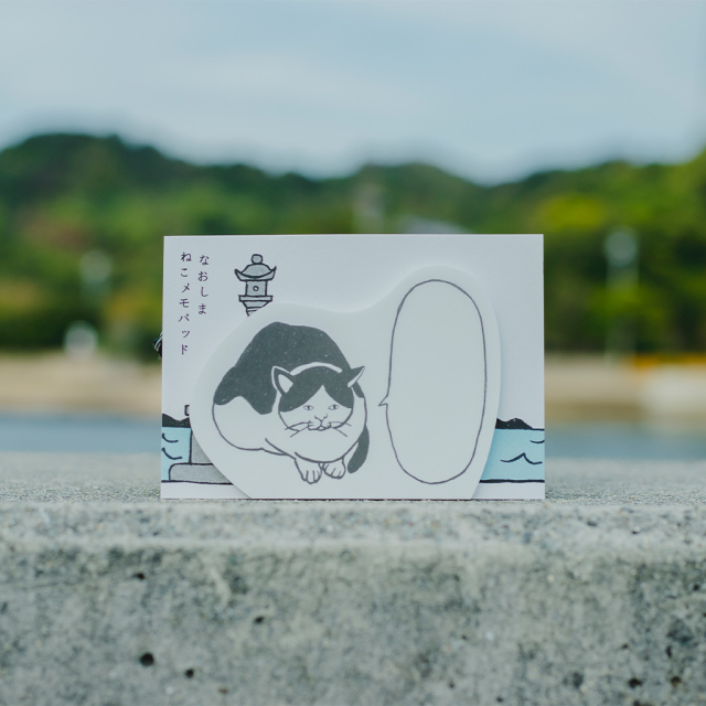 直島ねこメモパッド_Naoshima Cat Memo Pad ベネッセハウス オンライン