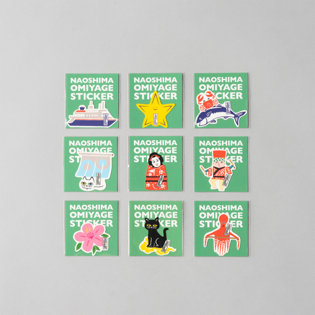 直島おみやげステッカー_Naoshima Sticker
