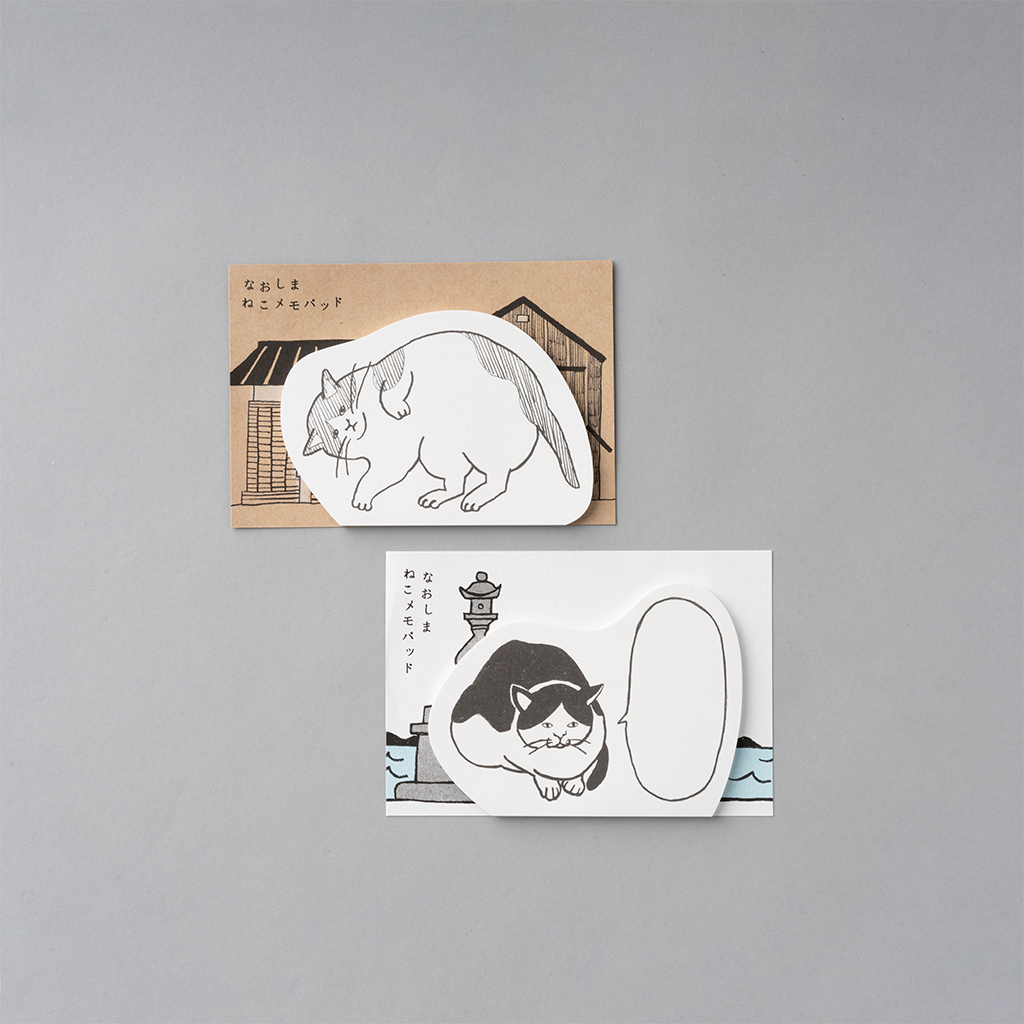 直島ねこメモパッド_Naoshima Cat Memo Pad