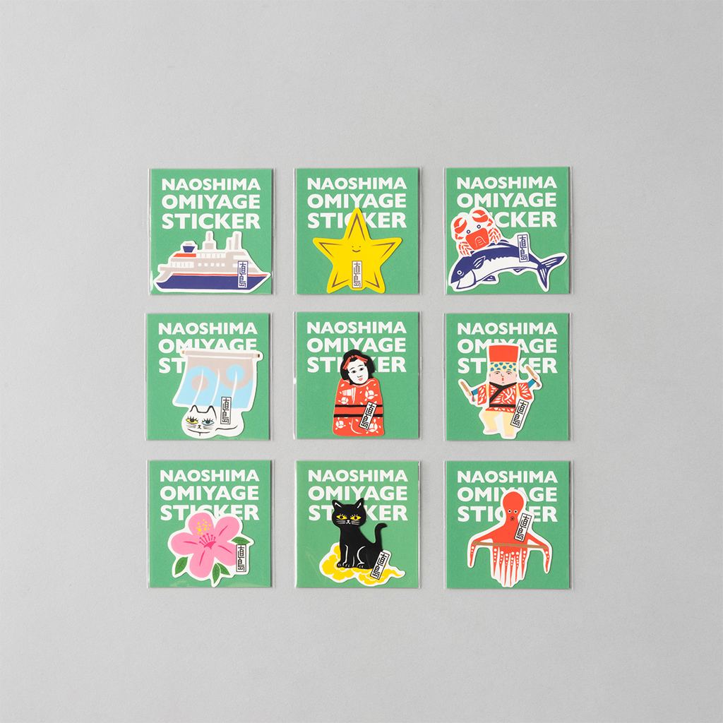 直島おみやげステッカー_Naoshima Sticker
