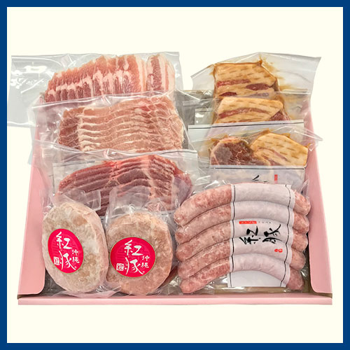 感謝価格♪[送料無料・贈答用] 紅豚ハッピーセット/GA-258