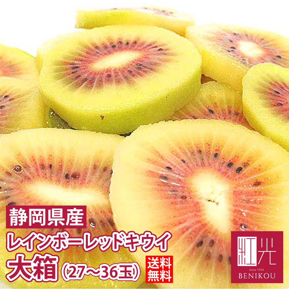静岡産 レインボーレッドキウイ 大箱