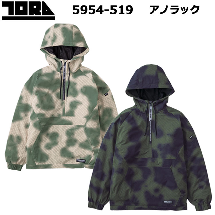 寅壱 TORAICHI 5954-519 アノラック S-XL ルーズシルエット ストレッチ 長袖Tシャツ ニットワーク カジュアル 作業服 2025-26AW 人気商品 ウインドブレーカー アウター