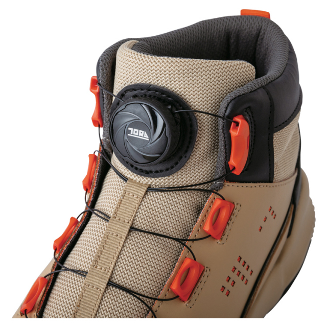 寅壱 TORA 0288-965 ダイヤル式ミッドカットスニーカー 25.0～28.0cm