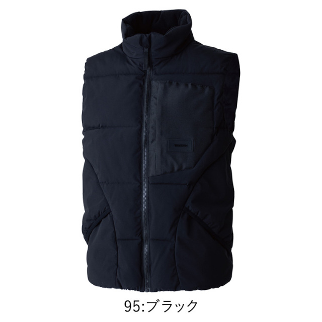 TS DESIGN 55328 ニッカーズファイバーダウンベスト 4L-6L 作業服 防寒