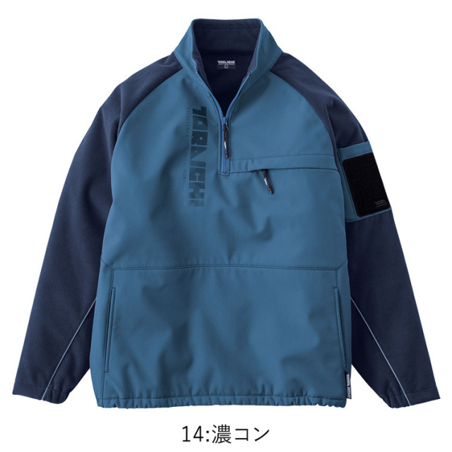 寅壱 トライチ TORAICHI 7941-627 ボンディングジップトレーナー 4L-5L