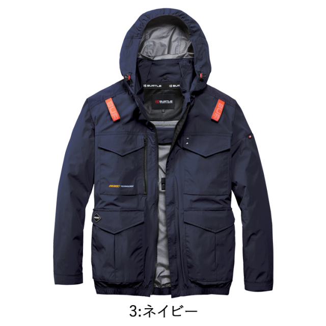 BURTLE バートル AIRCRAFT AC2101 AC長袖ブルゾン（ユニセックス） S