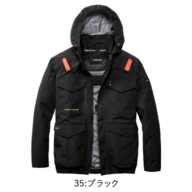 BURTLE バートル AIRCRAFT AC2101 AC長袖ブルゾン（ユニセックス） S