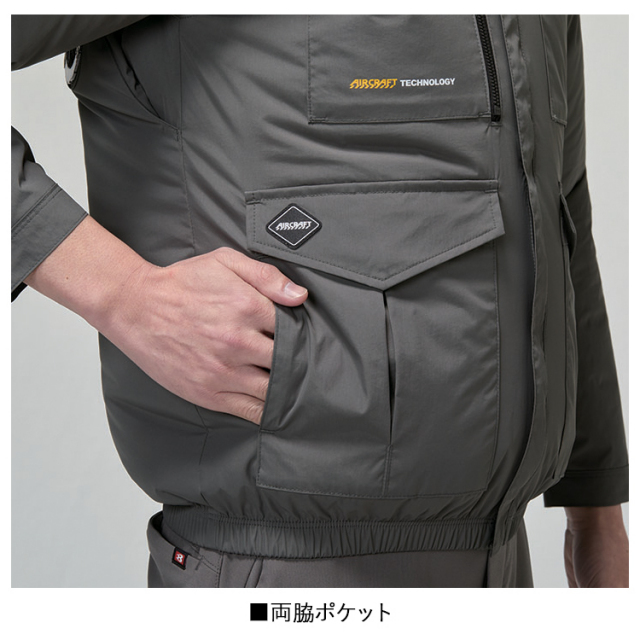 BURTLE バートル AIRCRAFT AC2106 AC半袖ブルゾン（ユニセックス） S