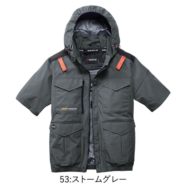 BURTLE バートル AIRCRAFT AC2106 AC半袖ブルゾン（ユニセックス） S